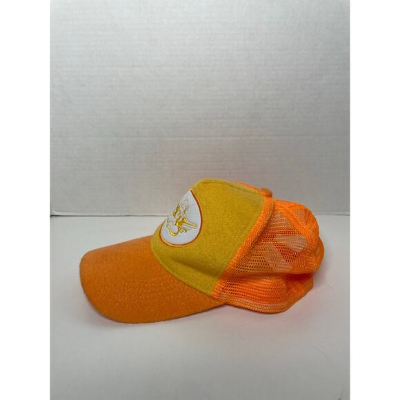 BOYS LIE Truck Hat Snap Back Orange Yellow - Picture 3 of 6